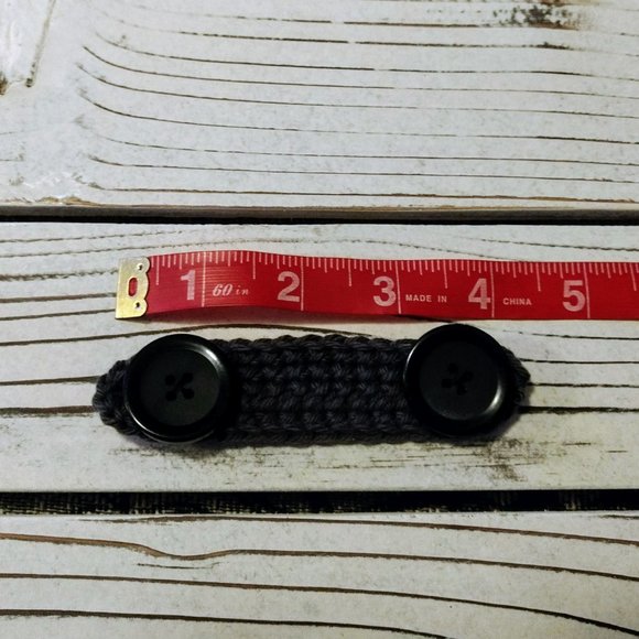 Handmade Crochet Face Mask Ear Saver - Picture 2 of 6